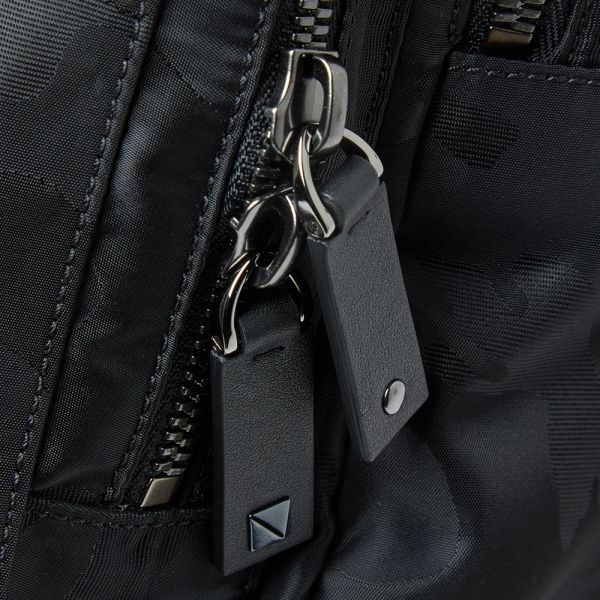 leather camouflage backpack