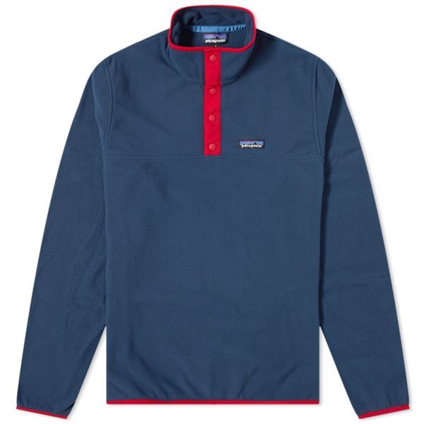 red patagonia shirt