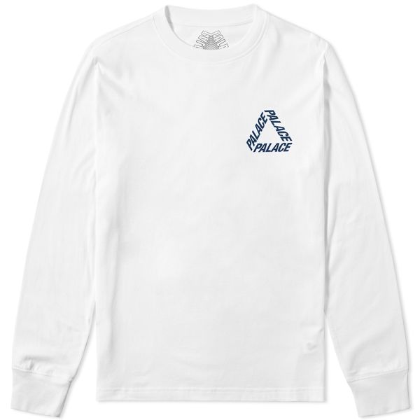 Palace long sleeve t shirt white clearance