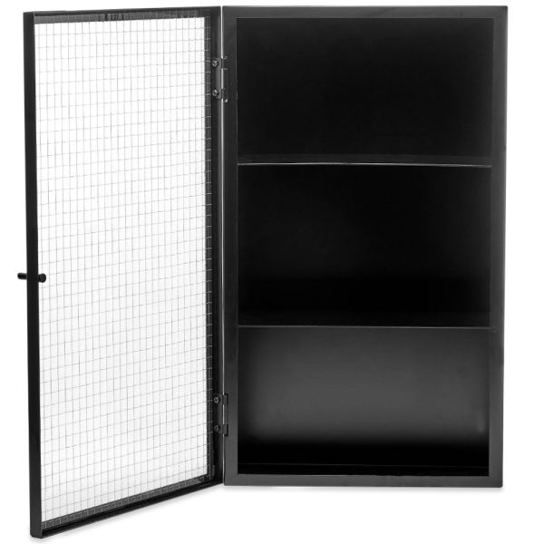 Ferm Living Haze Wall Cabinet Black End Ferm Living Haze Wall Cabinet Black End, Black Wall Cabinet
