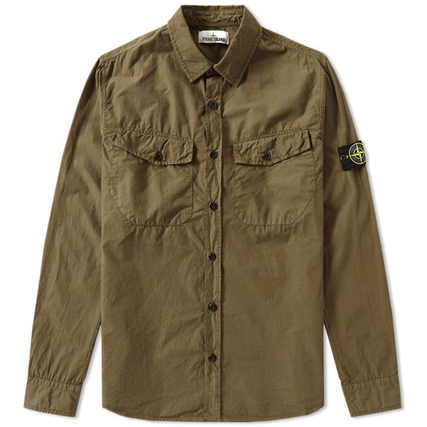 Stone Island Garment Dyed Overshirt 