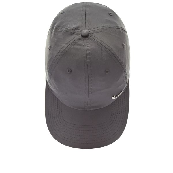 nike metal swoosh cap white