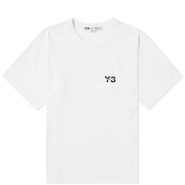 y3 white t shirt