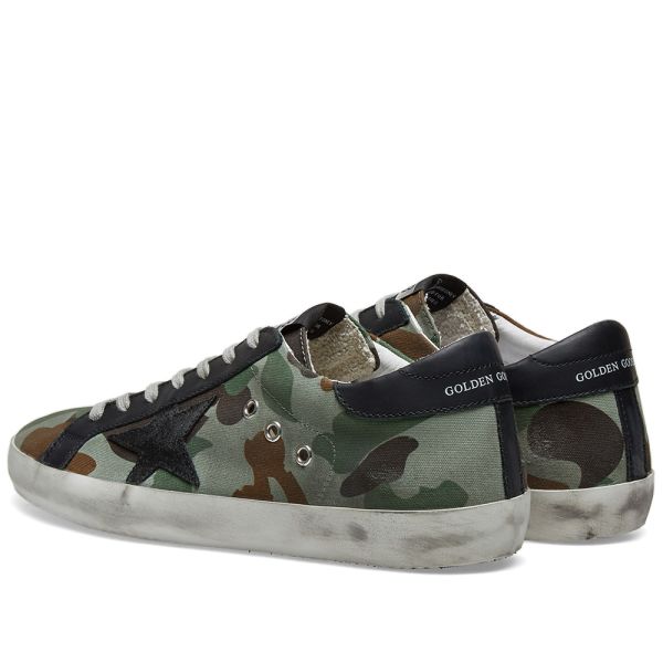 golden goose camo sneakers