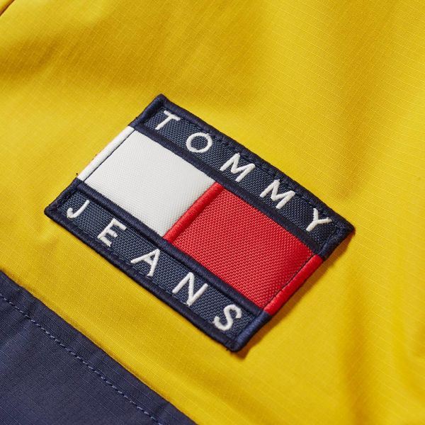 tommy jeans 90s colour block pullover jacket
