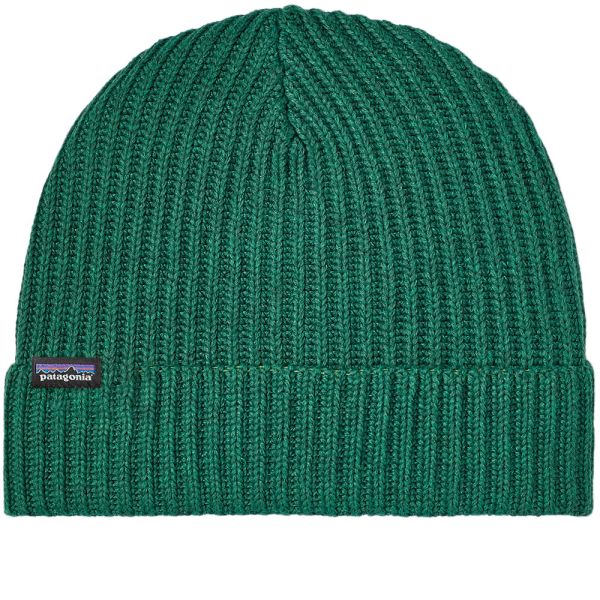 patagonia green beanie