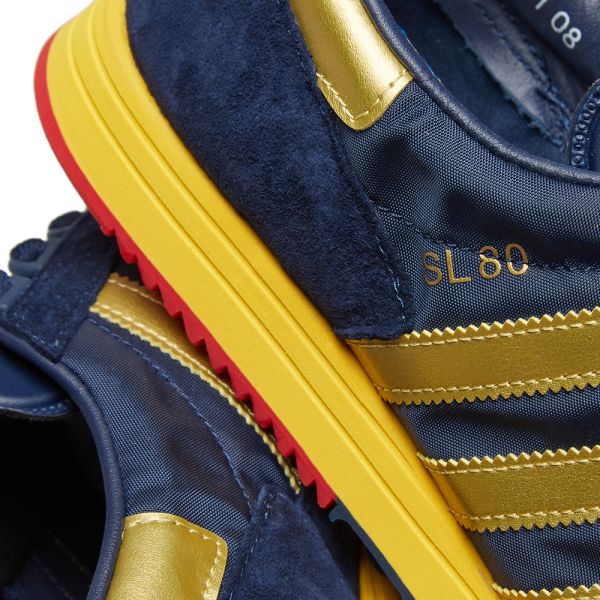 adidas sl80 navy gold