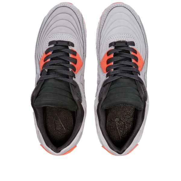 nike air max 90 qs night silver & crimson