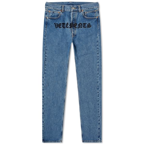 Vetements gothic jeans clearance