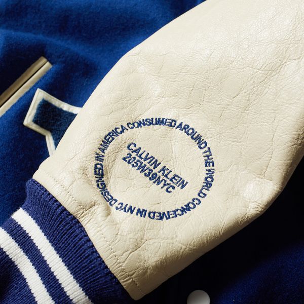 calvin klein 205w39nyc varsity jacket