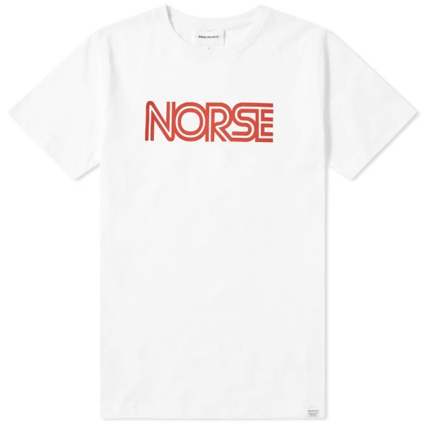 Norse Projects Niels Nautical Logo Tee End Exclusive Askja Red