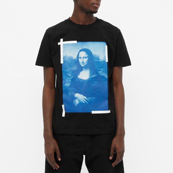 Off-White Mona Lisa Slim Tee Black 