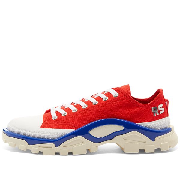 red and silver raf simons shoes
