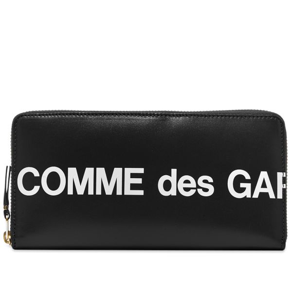 Comme des garcons logo wallet clearance