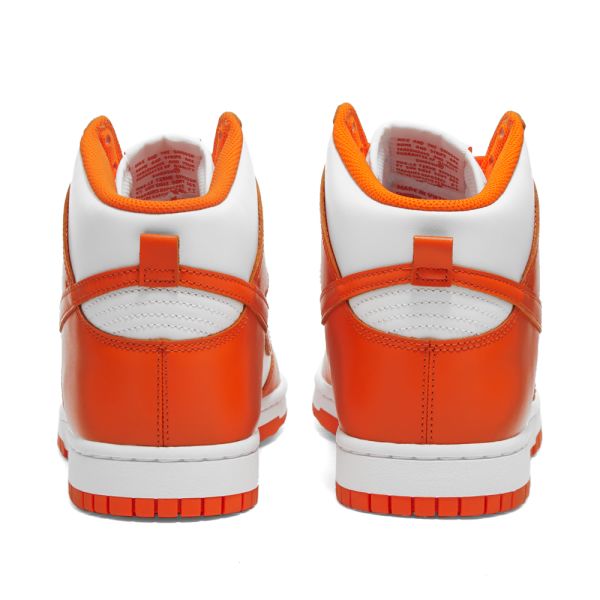 nike high tops orange and blue
