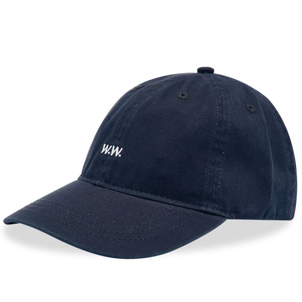 Wood wood low profile cap navy Clearance