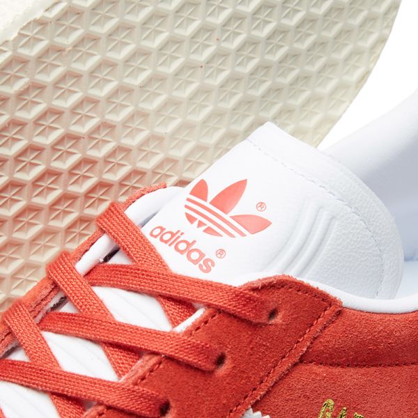 Adidas gazelle cream and red clearance