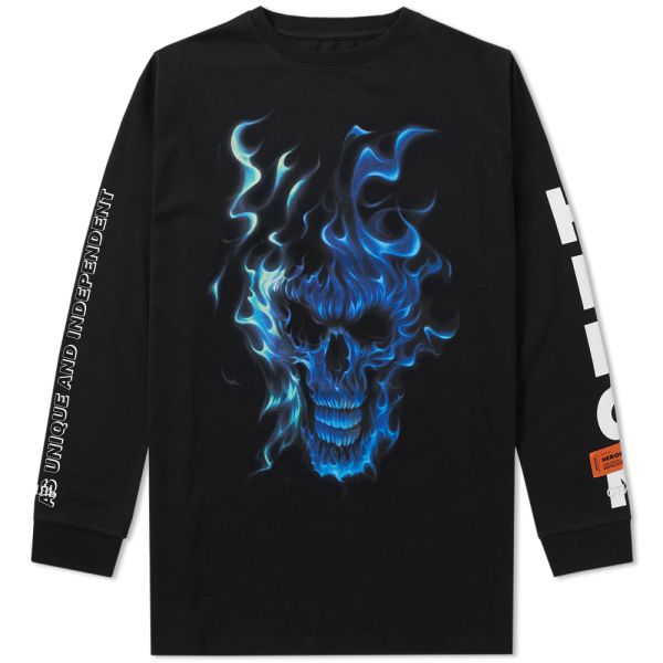 Heron preston skull shirt Clearance