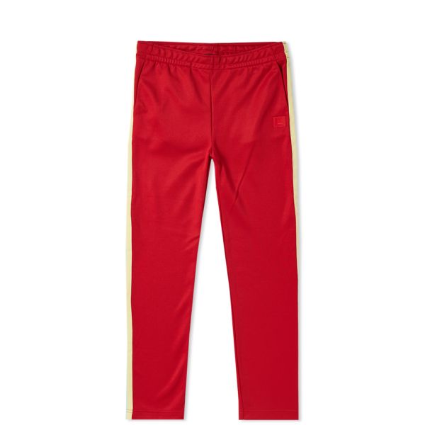 green red track pants