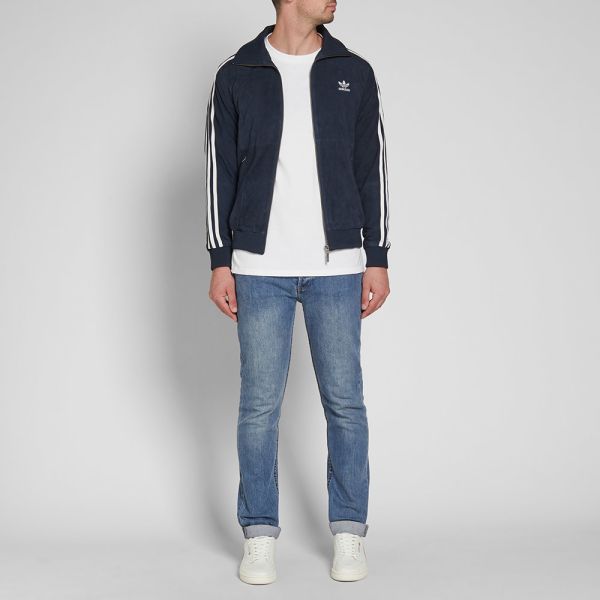 adidas suede track jacket