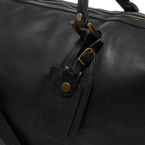 barbour leather medium travel explorer