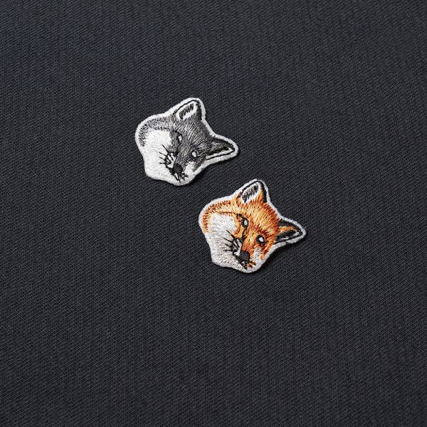 Maison Kitsuné Double Fox Head Patch Sweat Maison Kitsuné Double Fox Head Patch Sweat