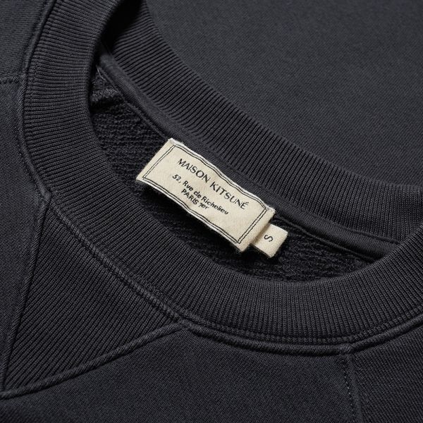Maison Kitsuné Double Fox Head Patch Sweat Maison Kitsuné Double Fox Head Patch Sweat