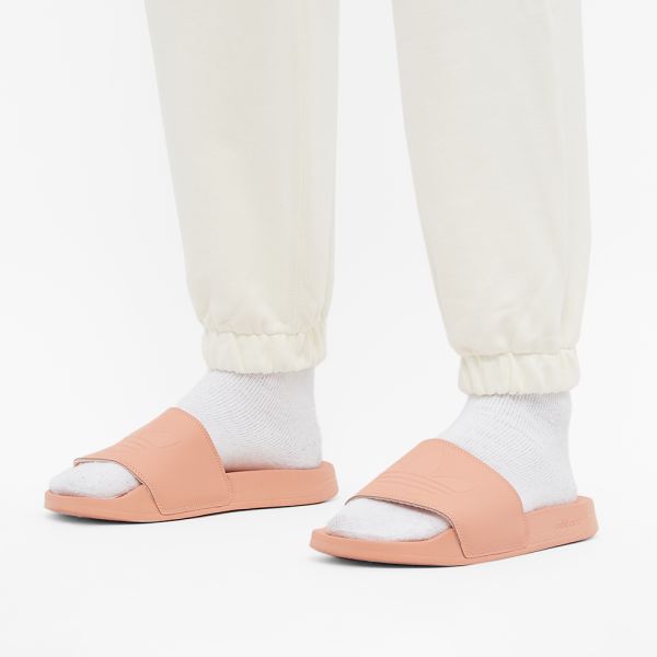 blush adidas slides