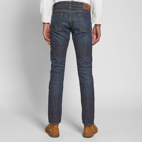 rrl slim fit selvedge jeans