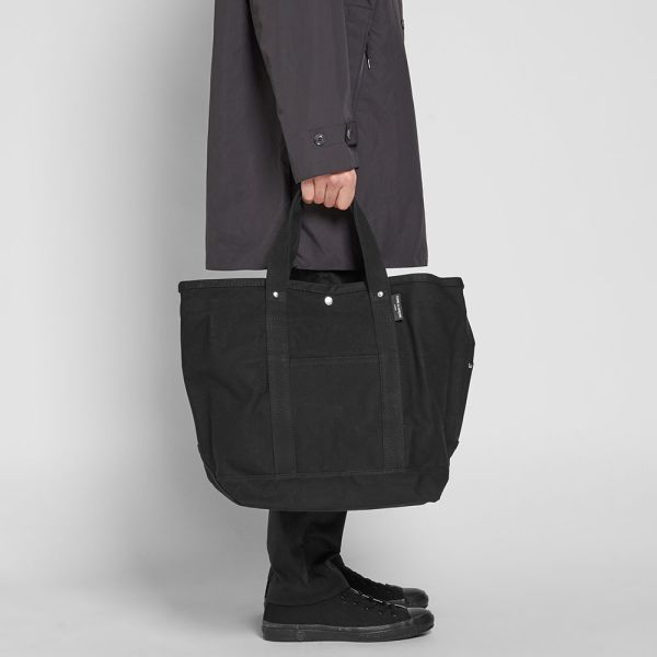 Comme Des Garcons Homme Canvas Tote Bag Black End