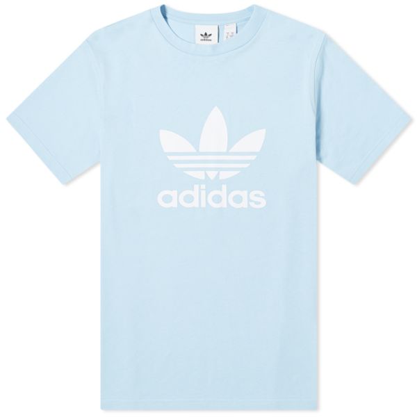 sky blue adidas shirt