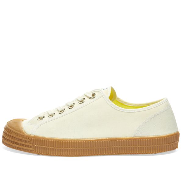 white shoes with gum sole