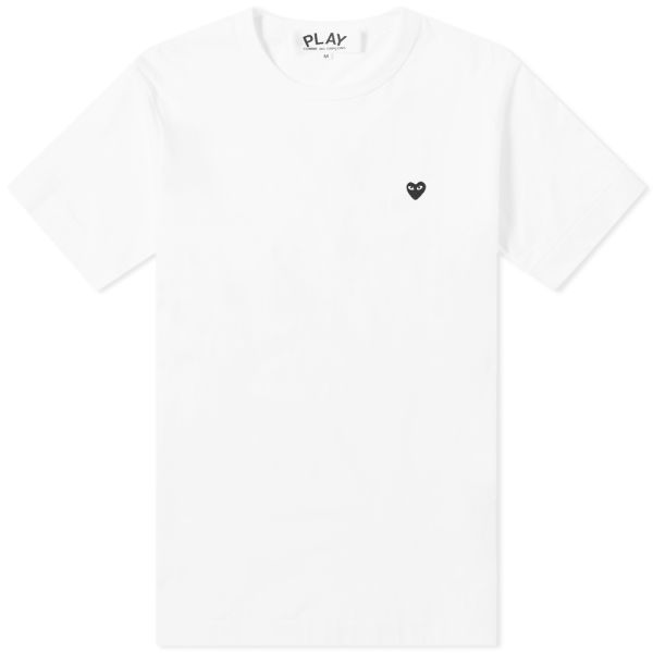 cdg tee black heart