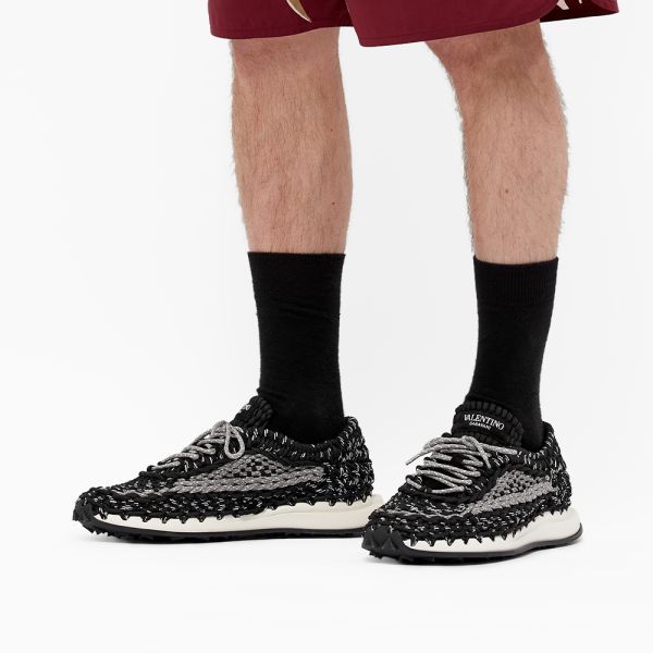 Valentino knit sneakers clearance