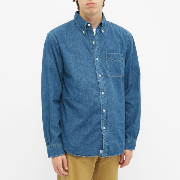 Orslow denim shirt clearance