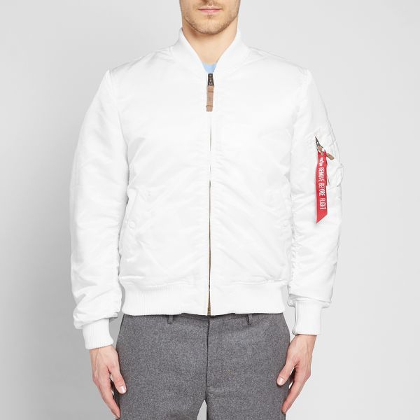 Alpha Industries Ma 1 Vf 59 Flight Jacket White End