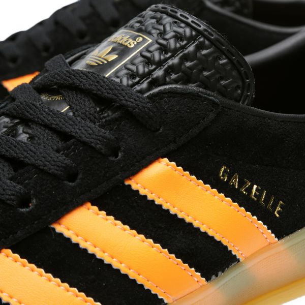 adidas gazelle indoor black and orange