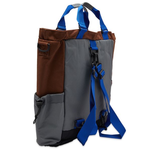 KAVU Shoup Coupe Convertible Tote Sepia Sky END. (AU)