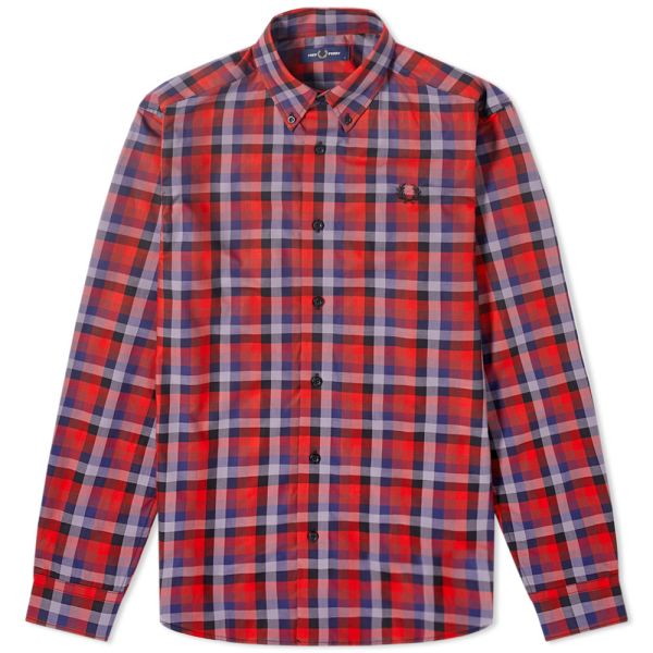 Fred Perry Multi Check Gingham Shirt 