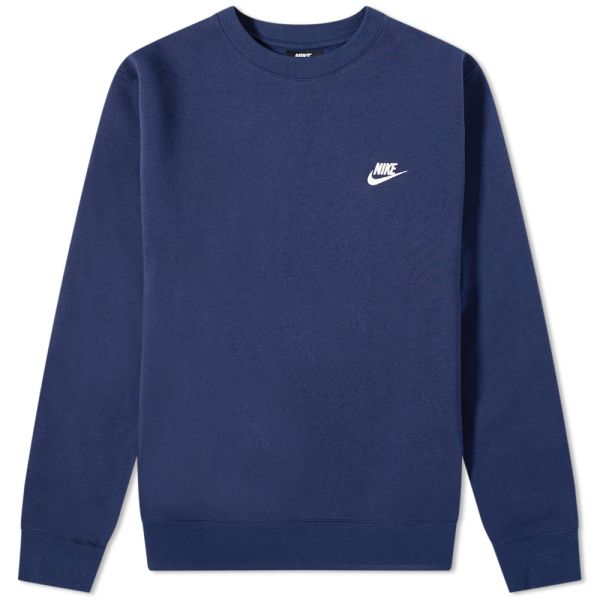 Nike crew neck dark blue clearance