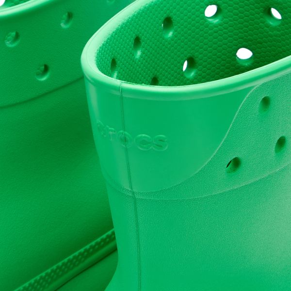 Crocs Classic Crush Rain Boot Grass Green END. (CA)