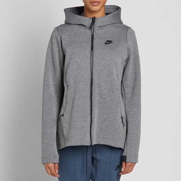 nike tech fleece carbon heather hoodie