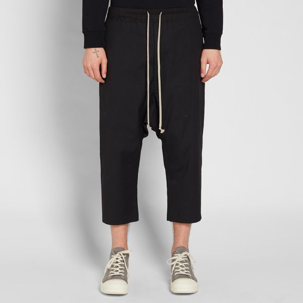 Rick owens cropped trousers clearance
