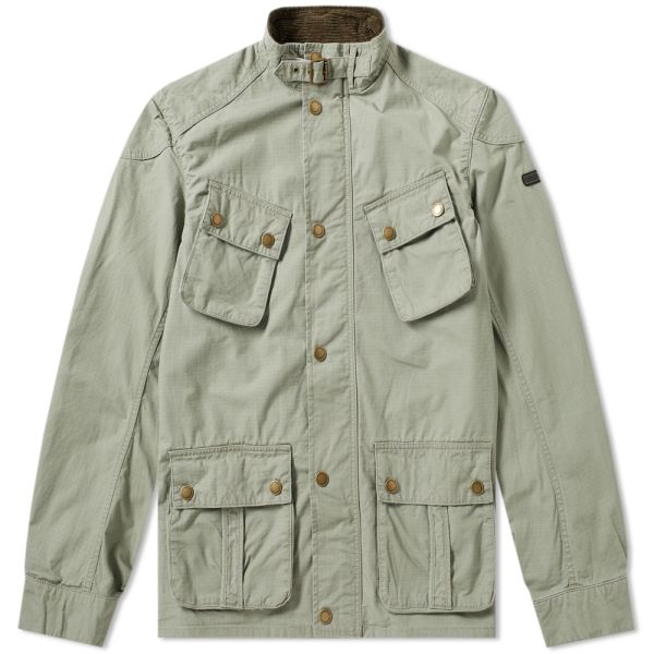 barbour international mens wax jacket