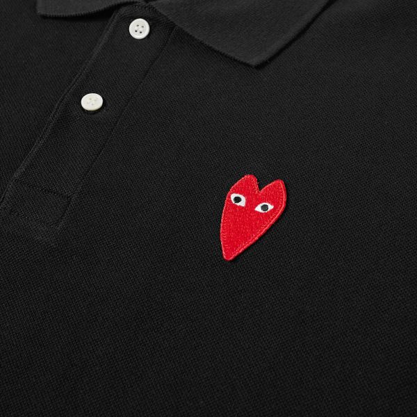 comme des garcons polo black