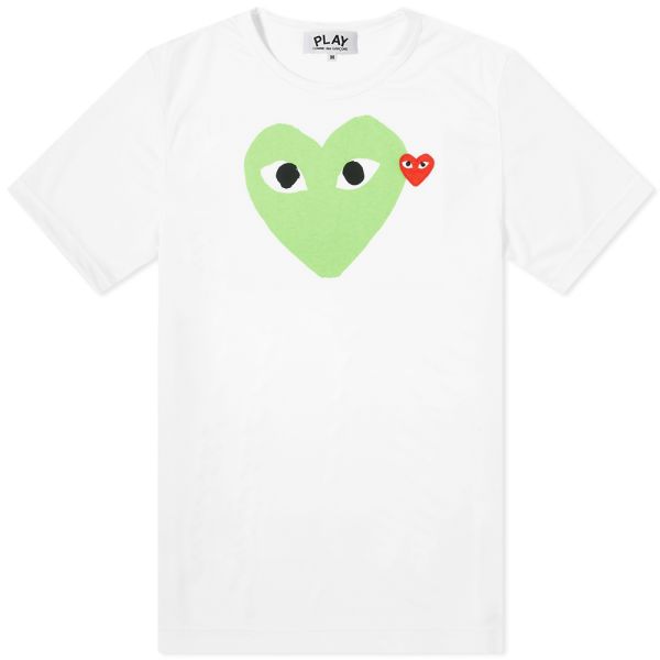 comme des garcons play heart tee