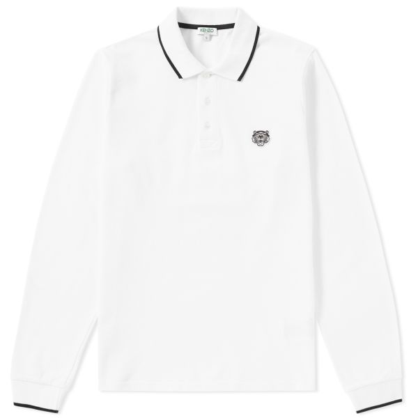 men's kenzo long sleeve polo