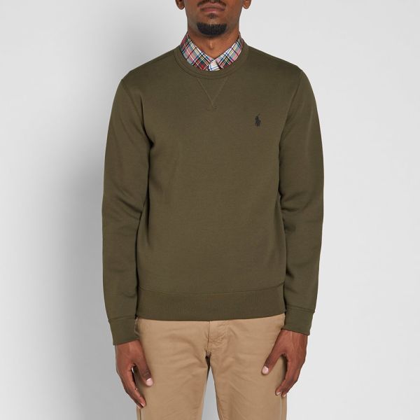 Polo ralph lauren double tech crew sweat Clearance