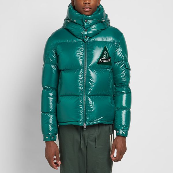 moncler green down wilson jacket