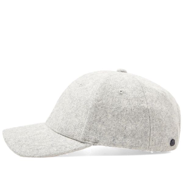 grey wool baseball cap